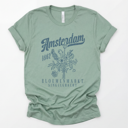 Amsterdam Flower Market - Bella Canvas Super Soft T Shirt