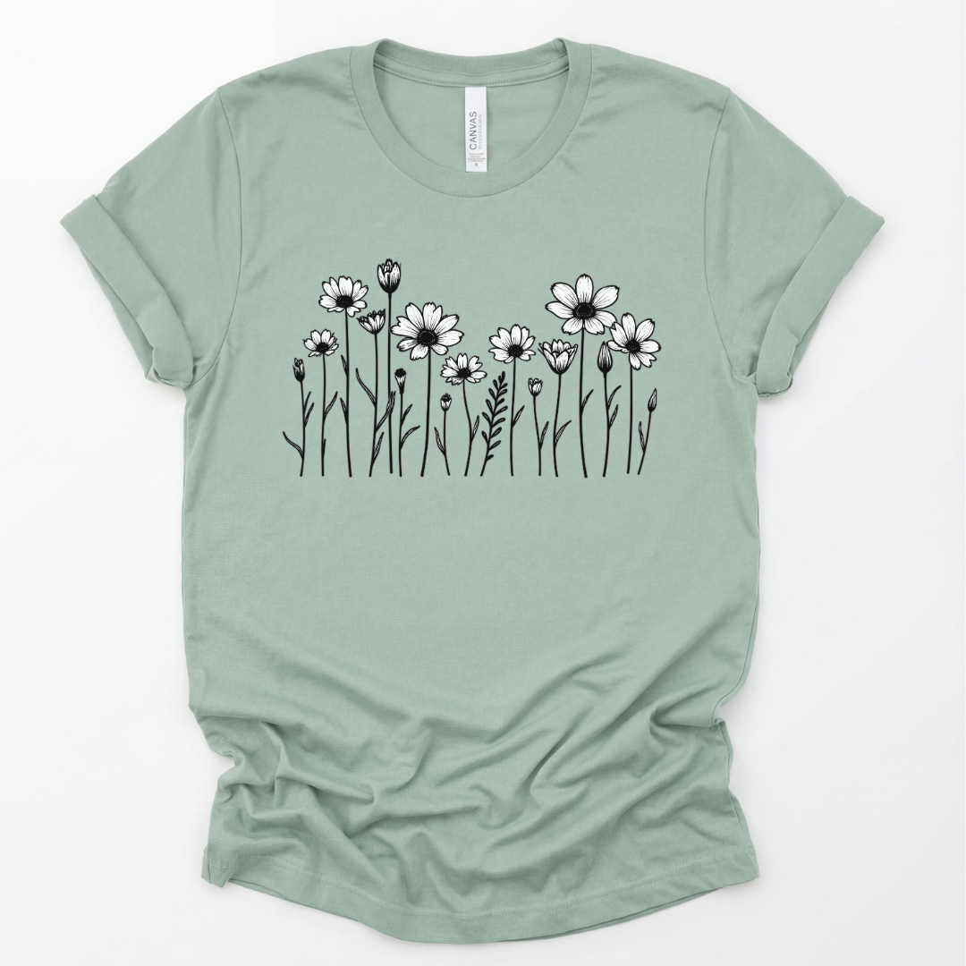 Daisy Chain - Bella Canvas Super Soft Straight Cut T shirt
