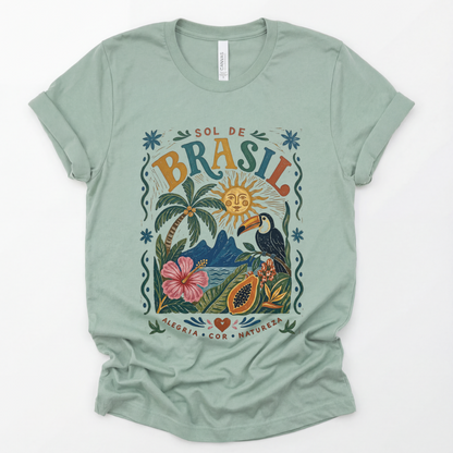 Brazil - Bella Canvas Super Soft Straight Cut T shirt