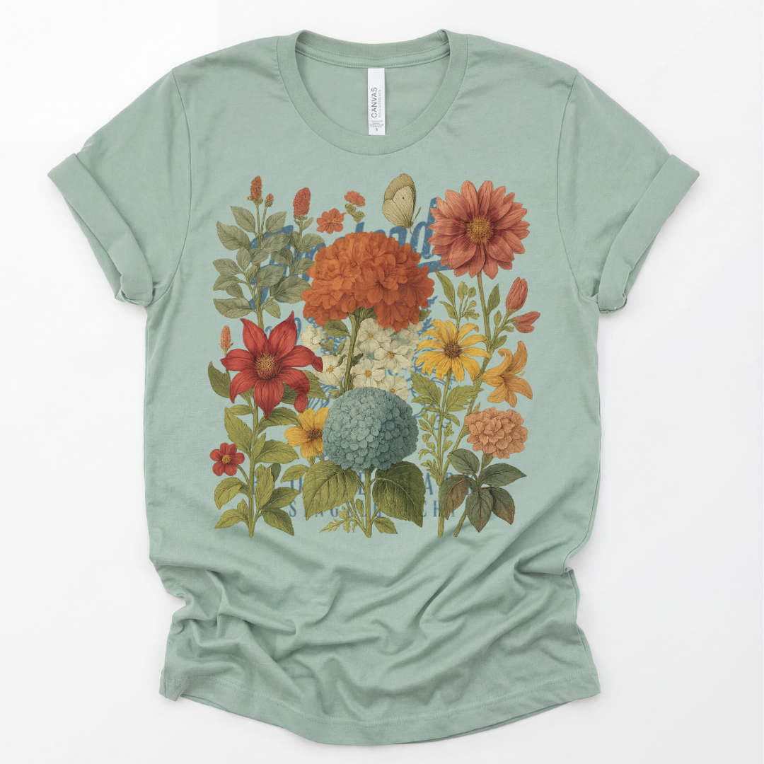 Hydrangea Bloom - Bella Canvas Super Soft T Shirt
