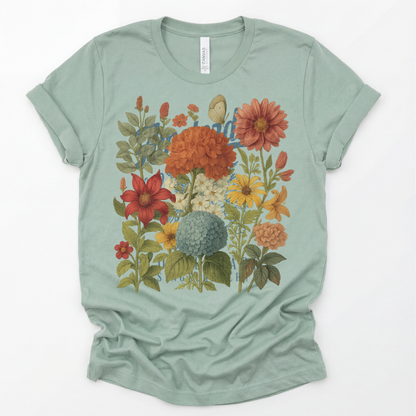Hydrangea Bloom - Bella Canvas Super Soft T Shirt