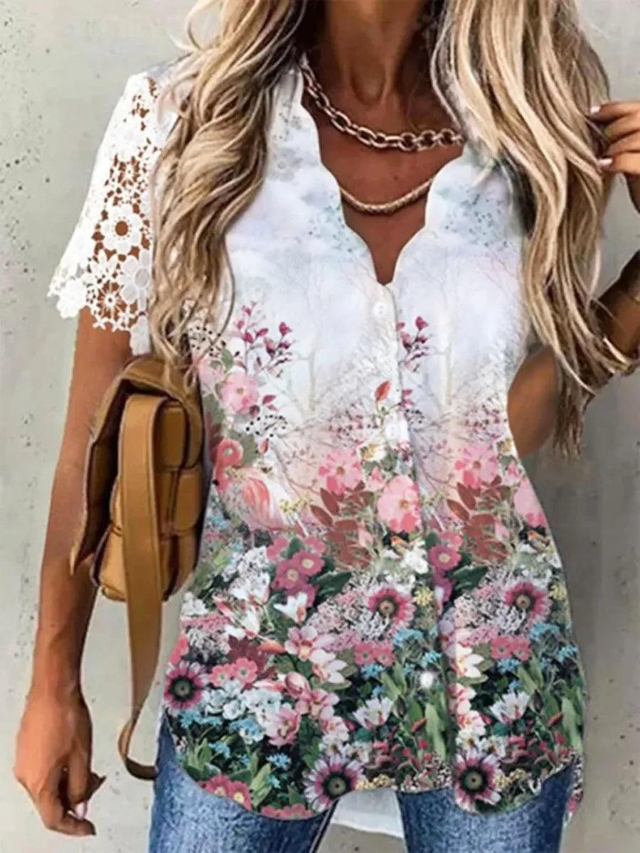 Floral Weekend Blouse