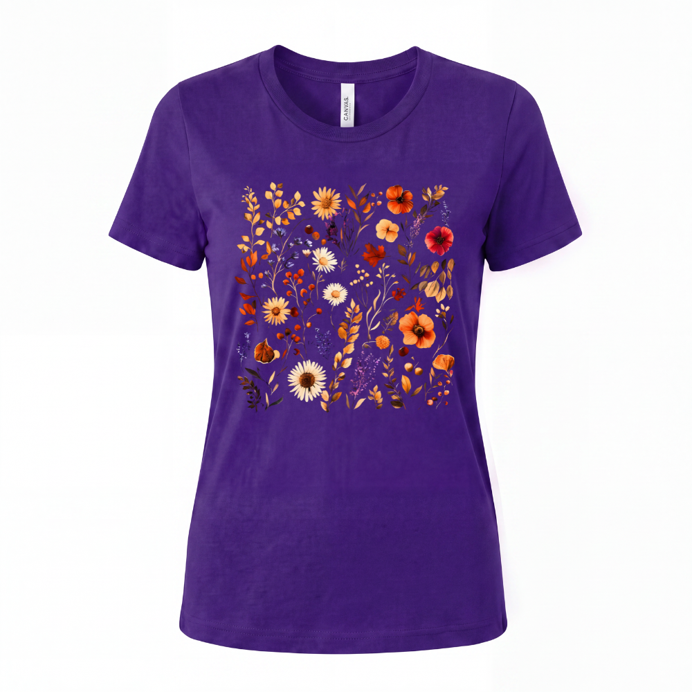 Autumn Boho Floral - Women's Perfect Tee