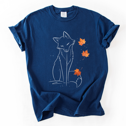 Fox in Fall -  Comfort Colors Relaxed Fit Premium T Shirt