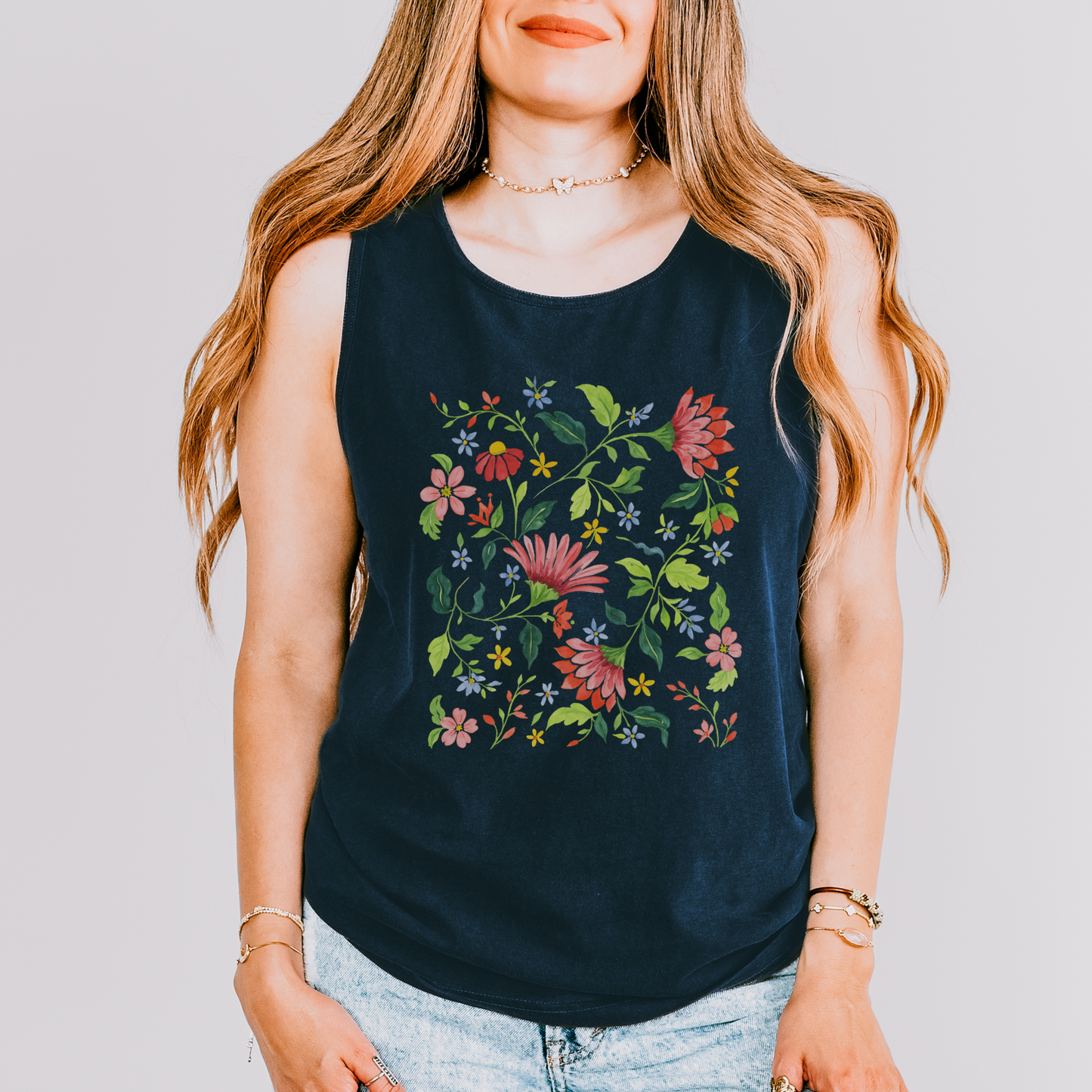 Botanical Bliss - Comfort Colors Premium Tank Top