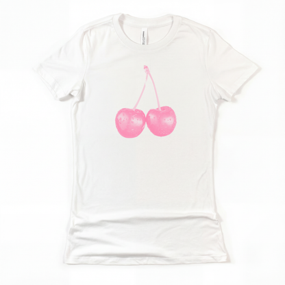 Cherries — Women's Cut Fitted Tee