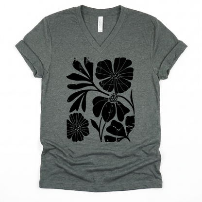Artistic Boho - Short Sleeve V-Neck Tee