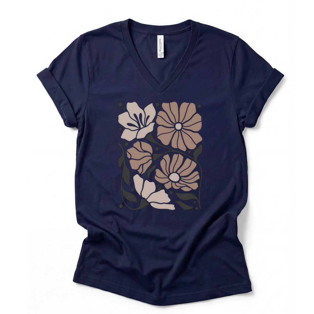 Abstract Boho — V Neck