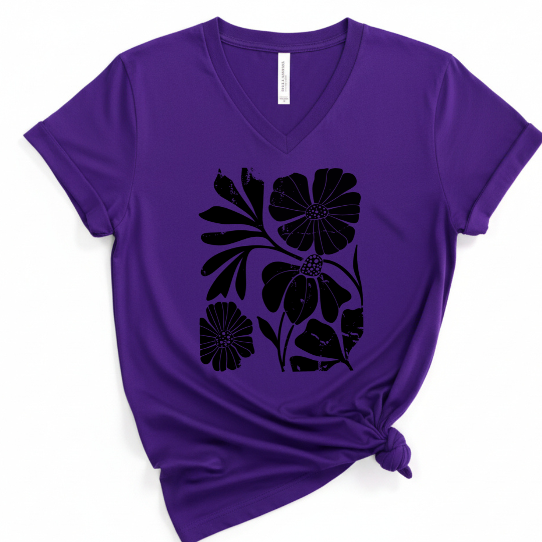 Artistic Boho - Short Sleeve V-Neck Tee