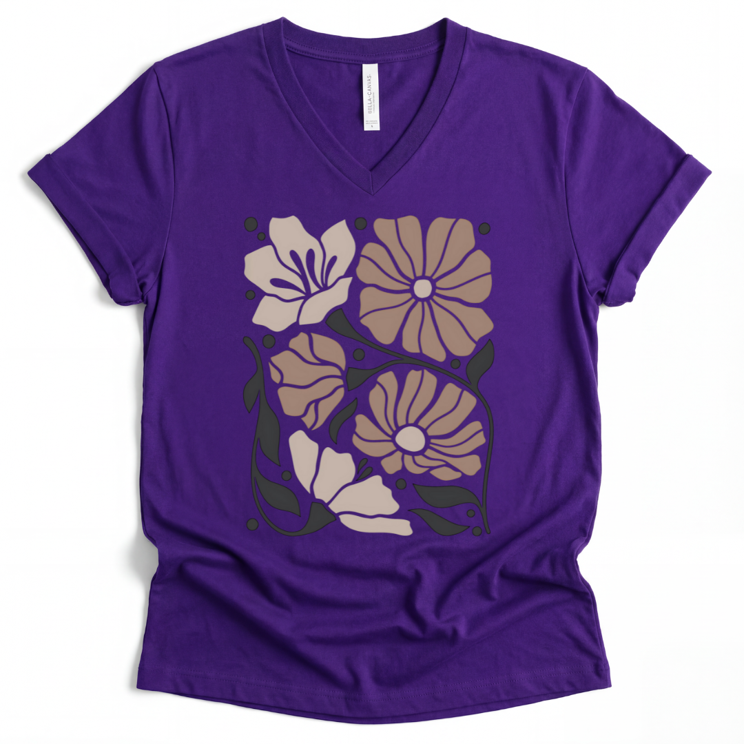 Abstract Boho — V Neck