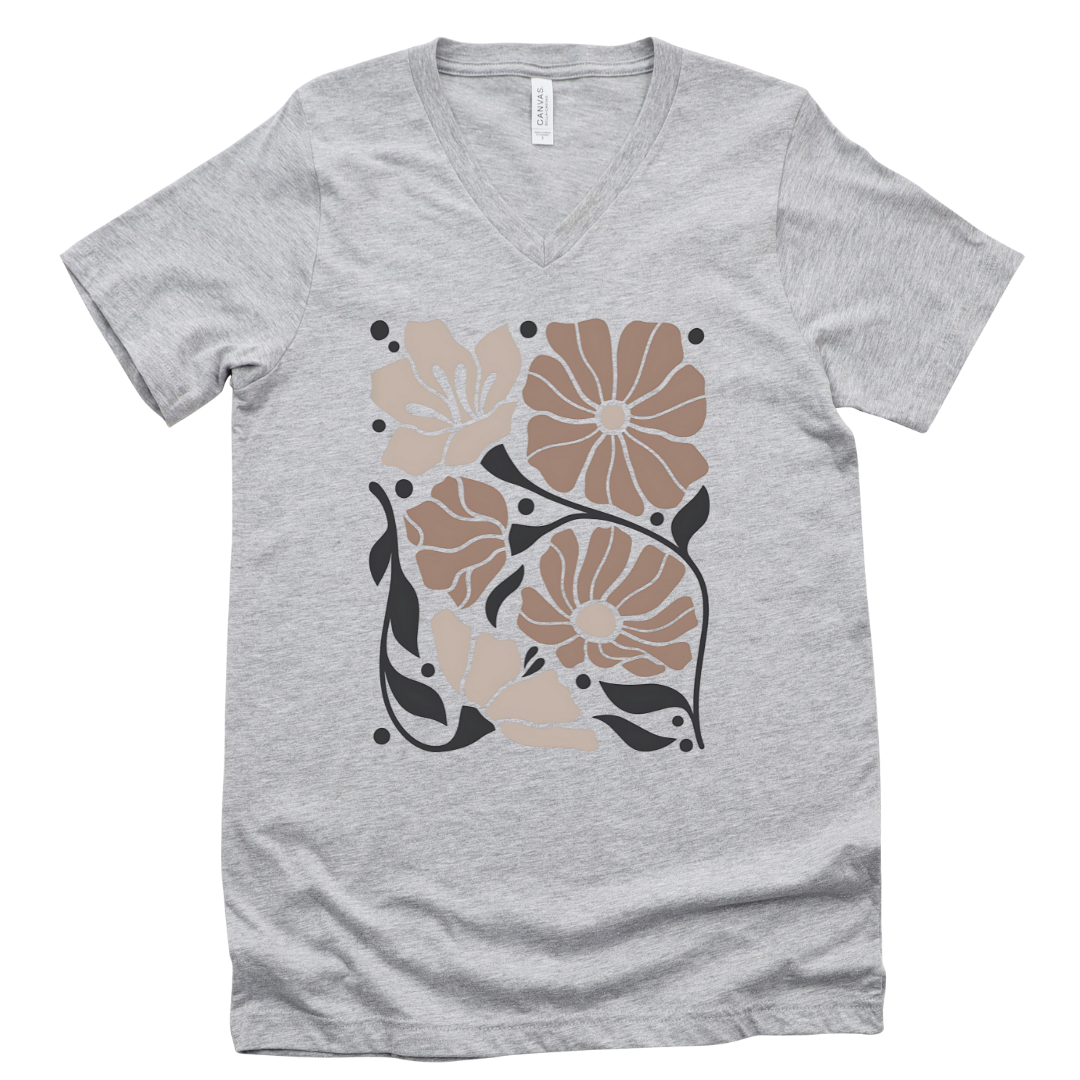 Abstract Boho — V Neck