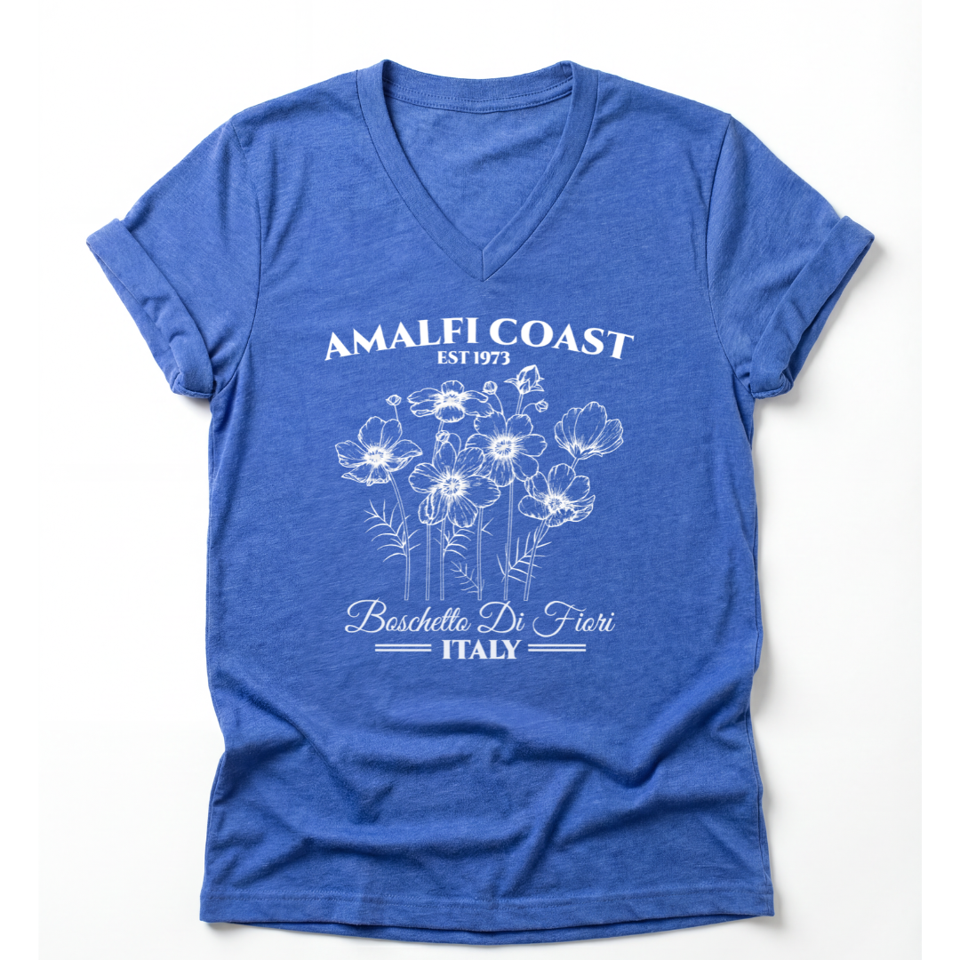 Amalfi Coast - Short Sleeve V-Neck Tee