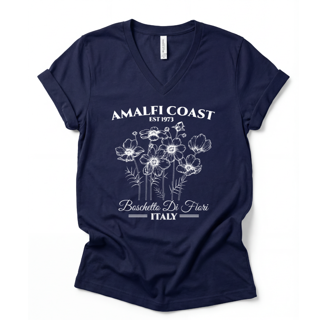 Amalfi Coast - Short Sleeve V-Neck Tee
