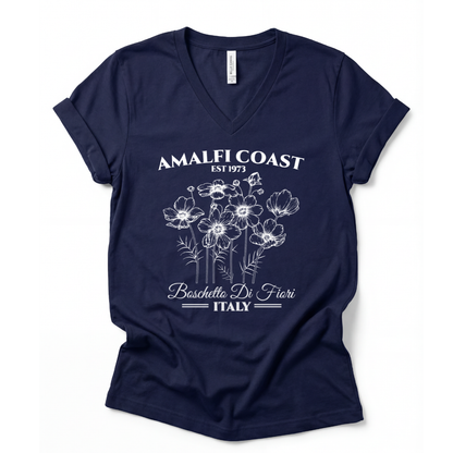 Amalfi Coast - Short Sleeve V-Neck Tee