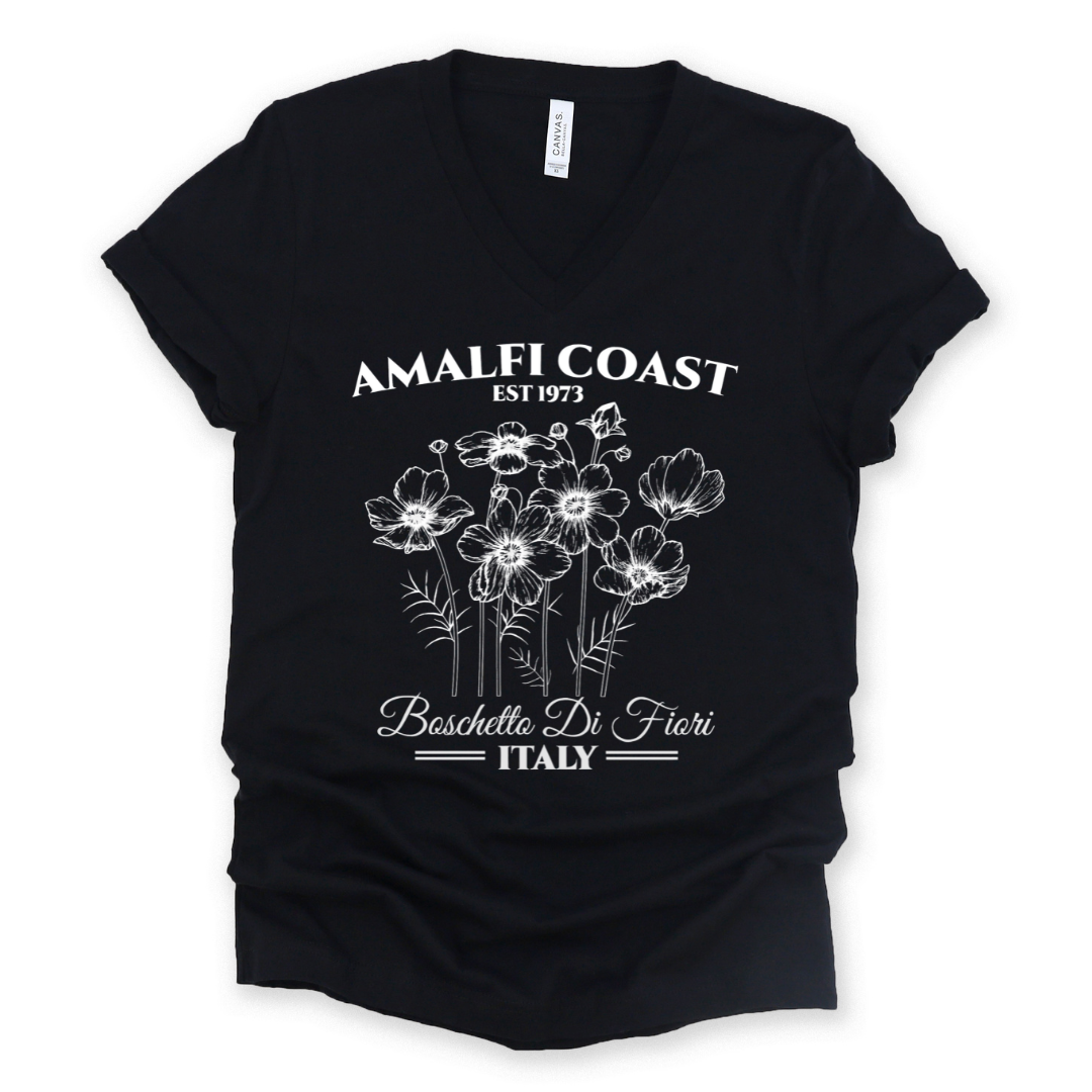 Amalfi Coast - Short Sleeve V-Neck Tee