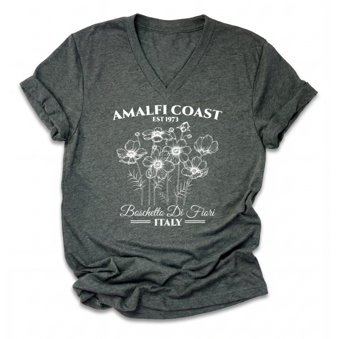 Amalfi Coast - Short Sleeve V-Neck Tee