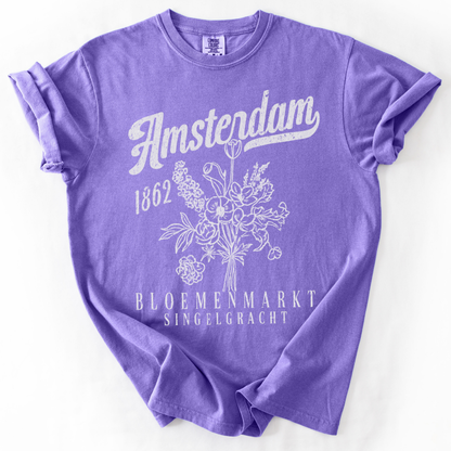 Amsterdam Flower Market -  Comfort Colors Relaxed Fit Premium T Shirt