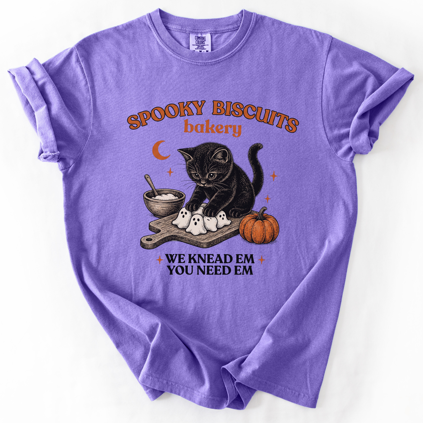Spooky Biscuit Bakery -  Comfort Colors Relaxed Fit Premium T Shirt