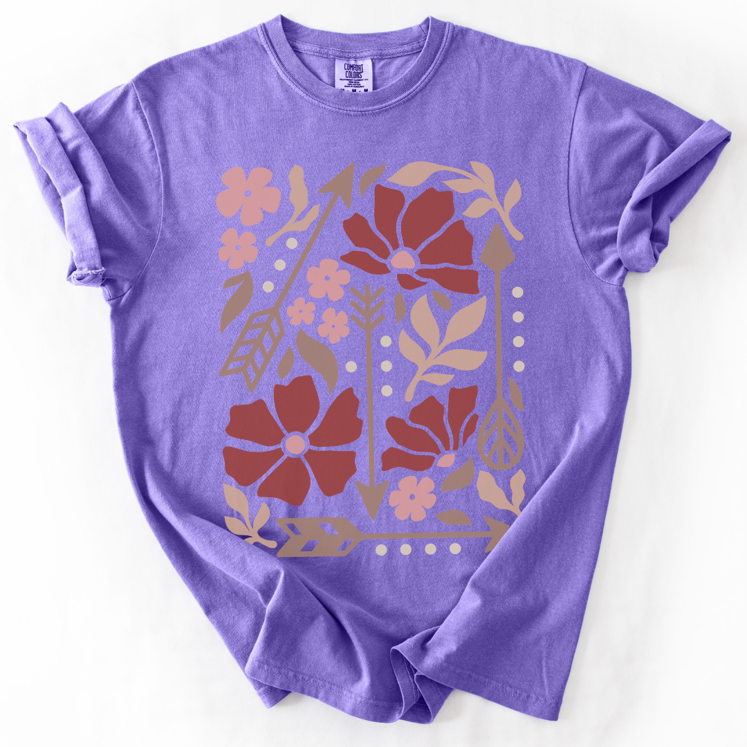 Arrows Of Bohemia - Comfort Colors Relaxed Fit Premium T Shirt