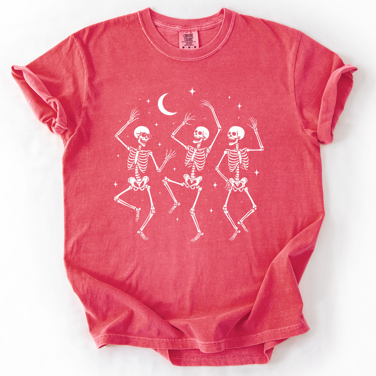 Midnight Bones and Boogie  Tee -  Comfort Colors Relaxed Fit Premium T Shirt