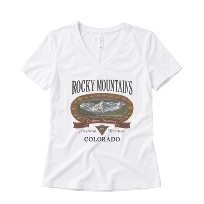 Rocky Mountains - Super Soft V Neck