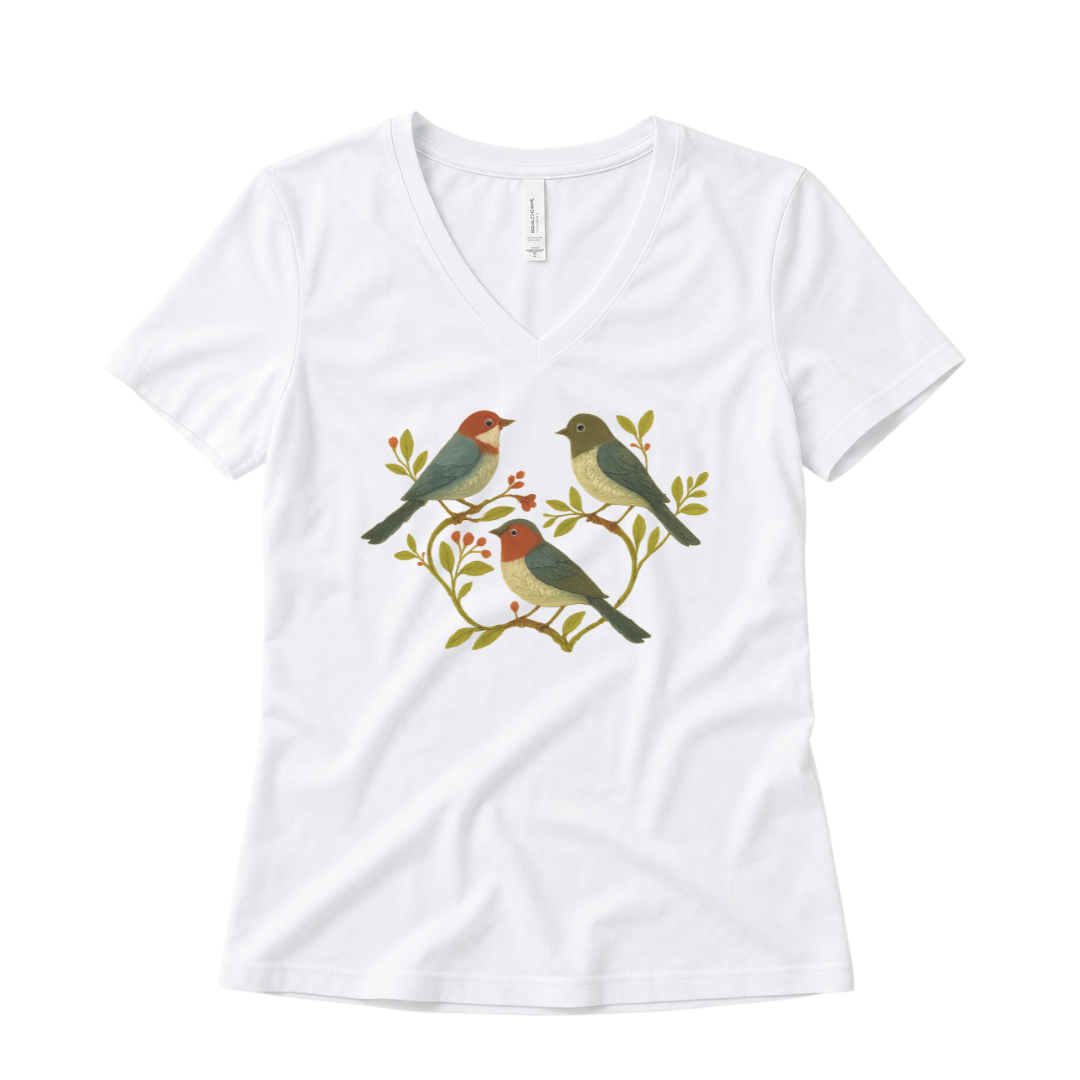 Garden Chorus - Super Soft V Neck