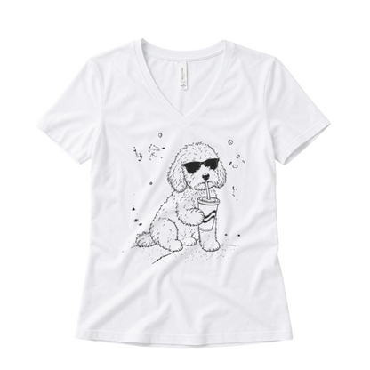Soda Dog - Super Soft V Neck