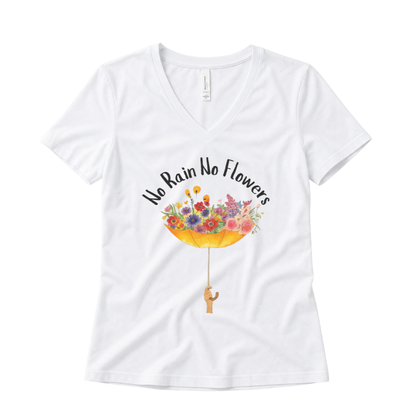 No Rain No Flowers - Super Soft V-Neck
