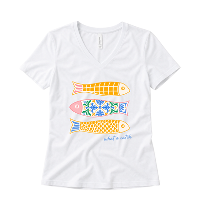 What A Catch - Super Soft V-Neck