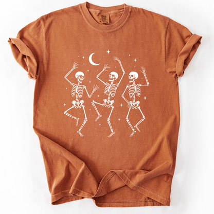Midnight Bones and Boogie  Tee -  Comfort Colors Relaxed Fit Premium T Shirt