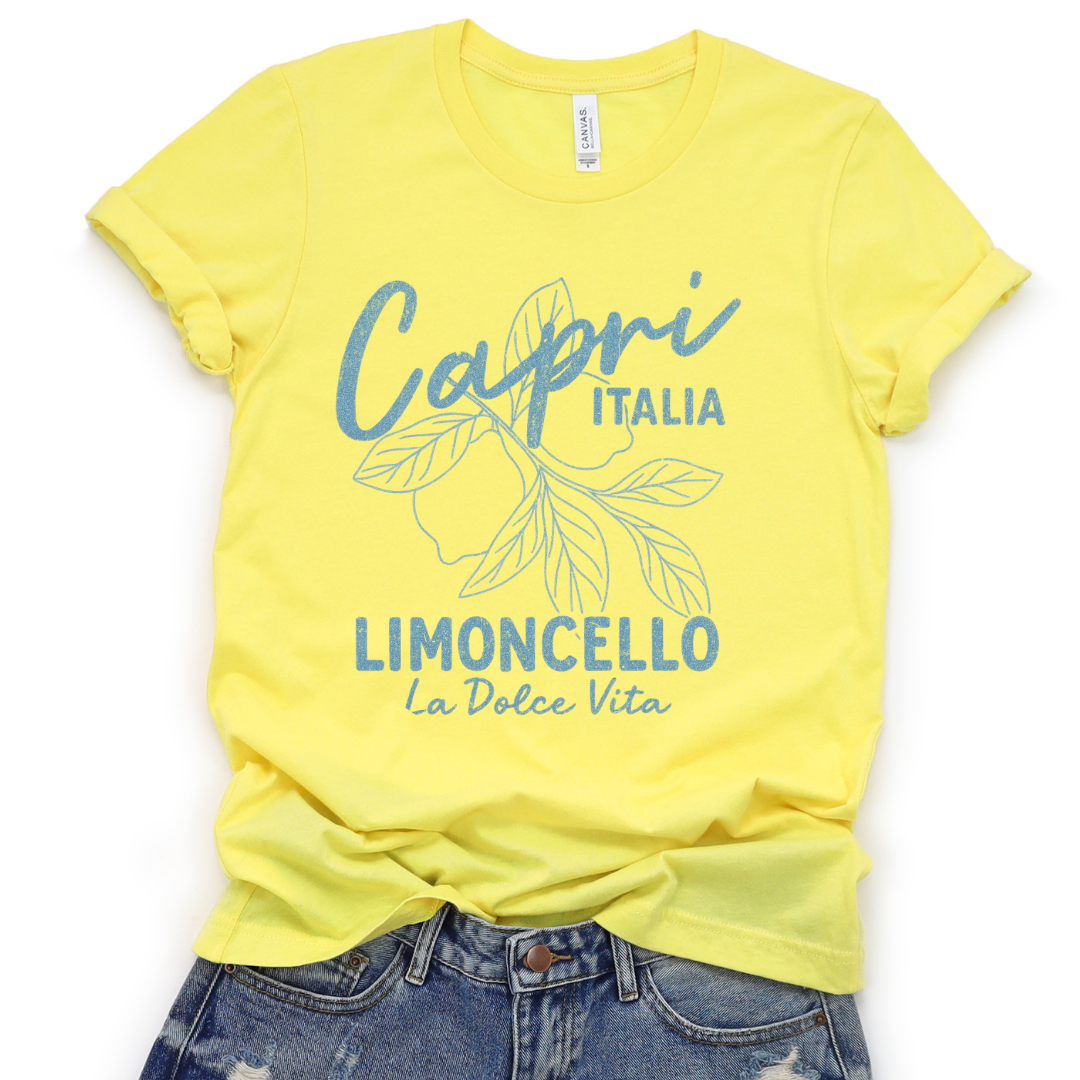 Capri - Bella Canvas Super Soft Fitted T Shirt