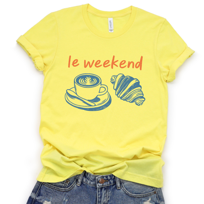 Le Weekend - Bella Canvas Super Soft T Shirt