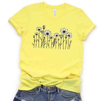 Daisy Chain - Bella Canvas Super Soft Straight Cut T shirt