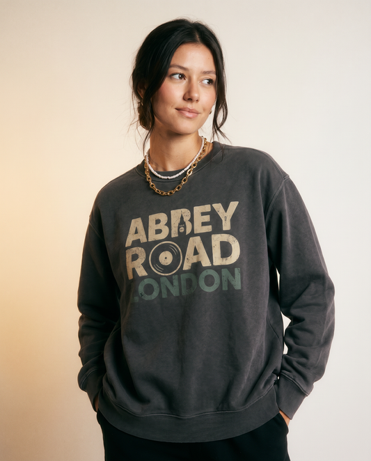 Abbey Road London - Comfort Colors Premium Heavyweight Sweatshirt