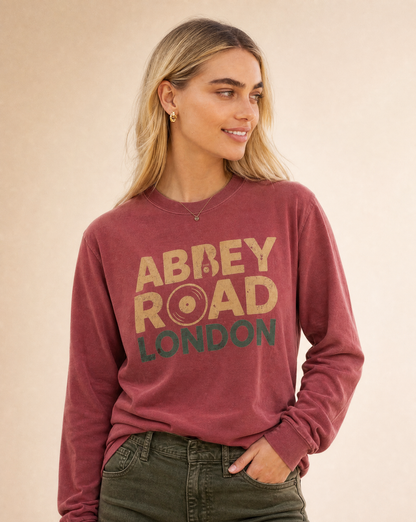 Abbey Road London - Comfort Colors Long Sleeve Premium T Shirt
