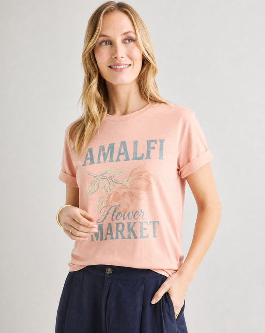 Amalfi Flower Market - Bella Canvas Super Soft Standard Fit T Shirt