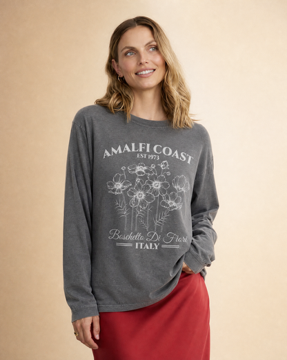 Amalfi Coast - Comfort Colors Premium Long Sleeve T Shirt