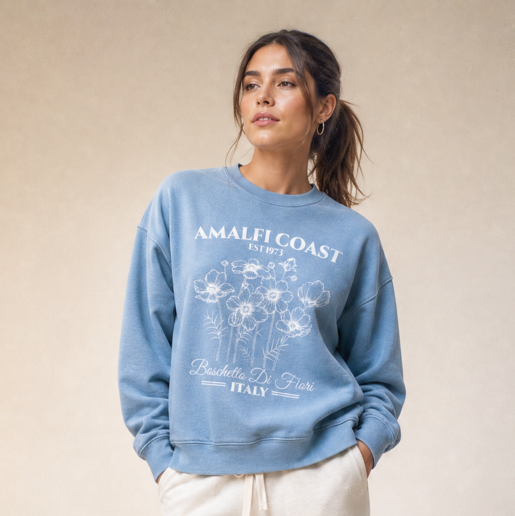 Amalfi Coast - Comfort Colors Premium Heavyweight Sweatshirt