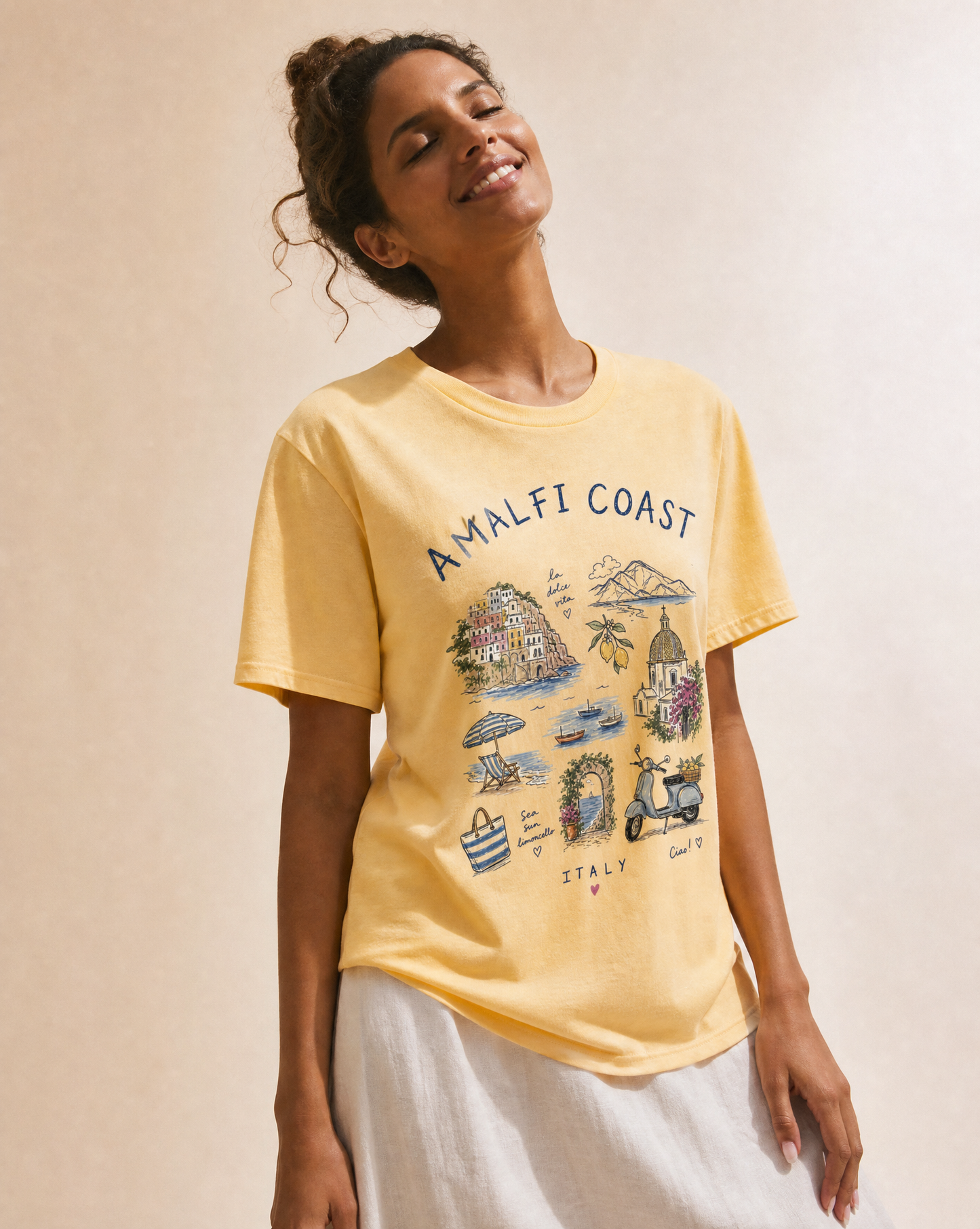Amalfi Doodle - Comfort Colors Relaxed Fit Premium T Shirt