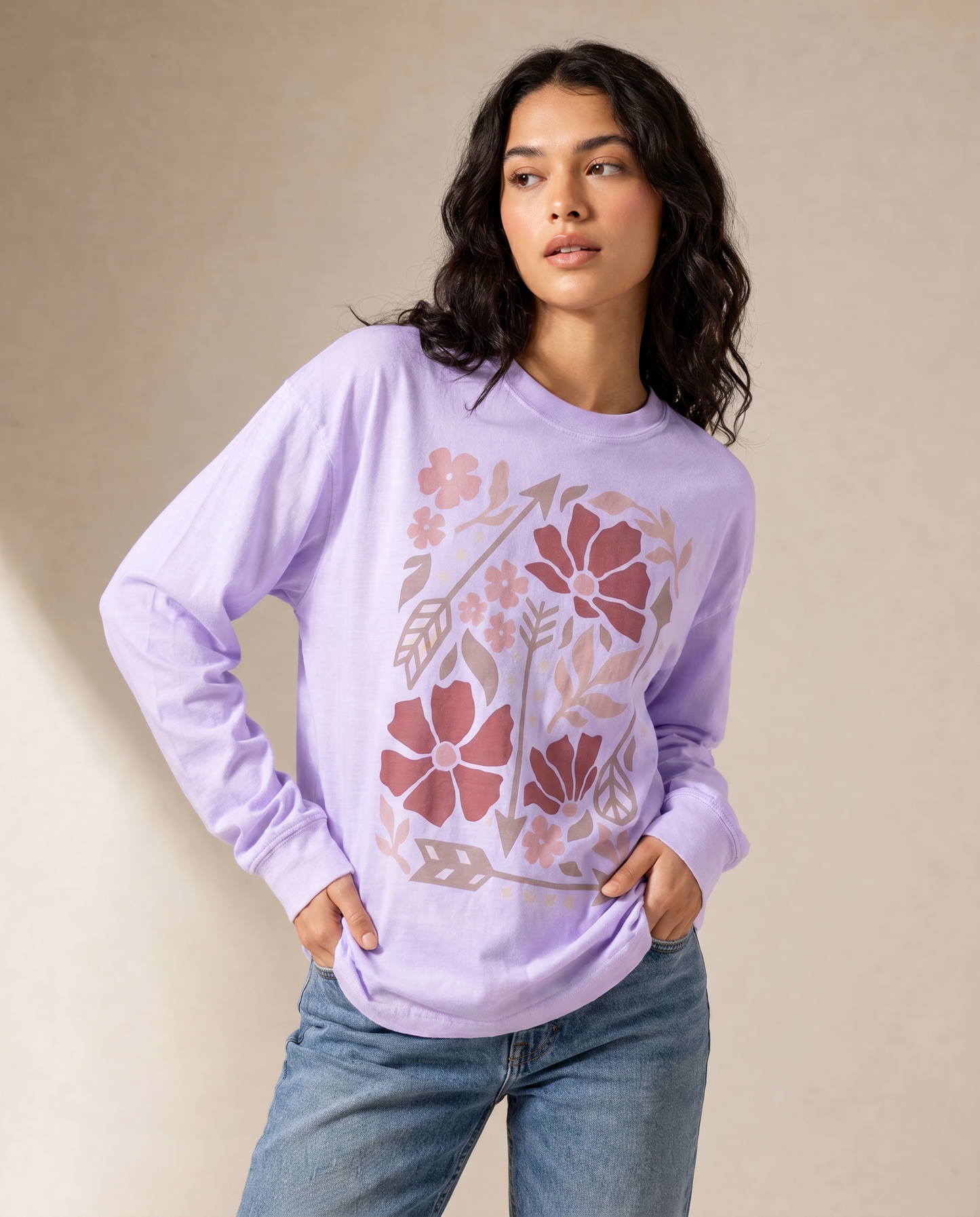 Arrows of Bohemia - Comfort Colors Premium Long Sleeve T Shirt