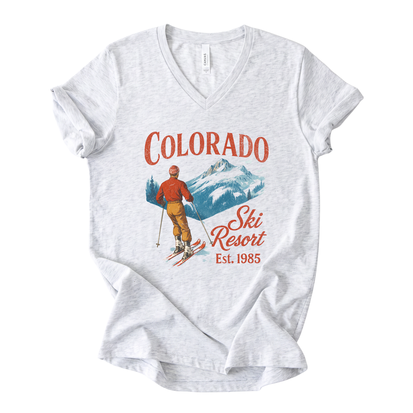 Colorado - Short Sleeve V-Neck Tee