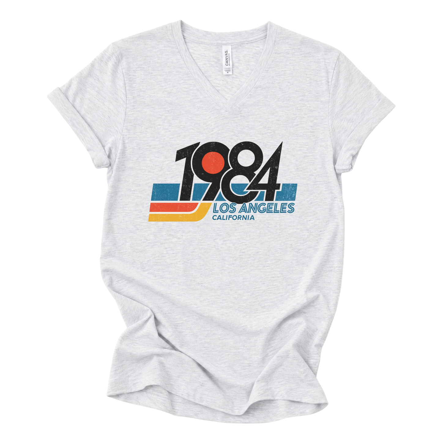 1984 LA - Short Sleeve V-Neck Tee