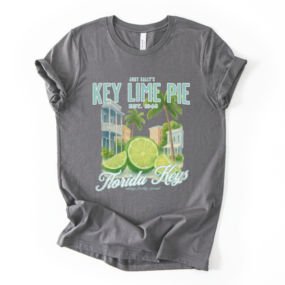 Aunt Sally's Key Lime Pie - Bella Canvas Super Soft Straight Cut T shirt