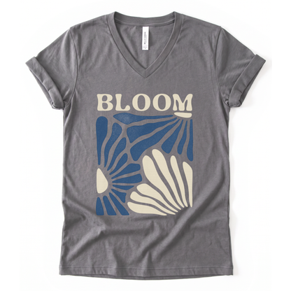 Bloom - Short Sleeve V-Neck Tee