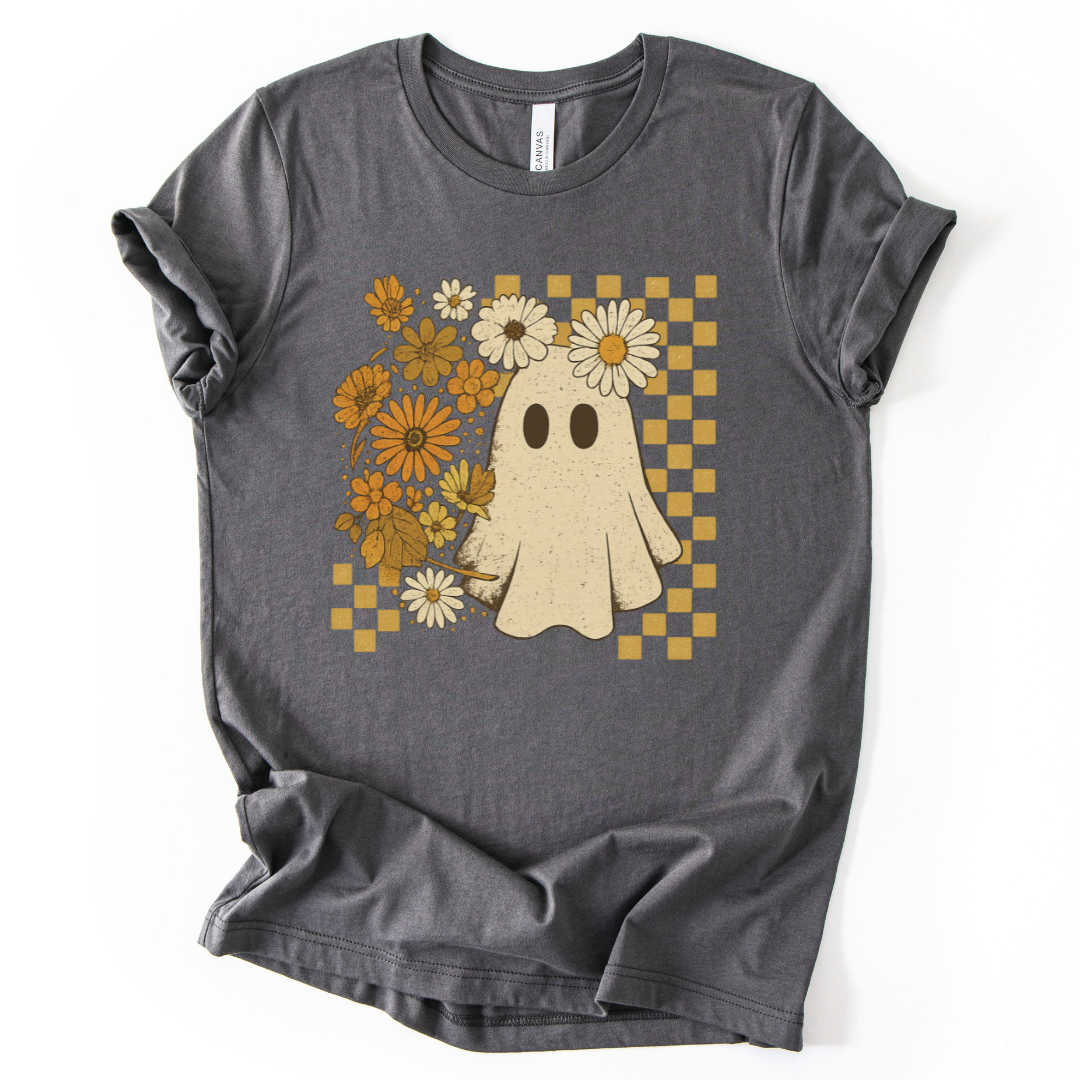 Floral Ghost - Bella Canvas Super Soft T Shirt