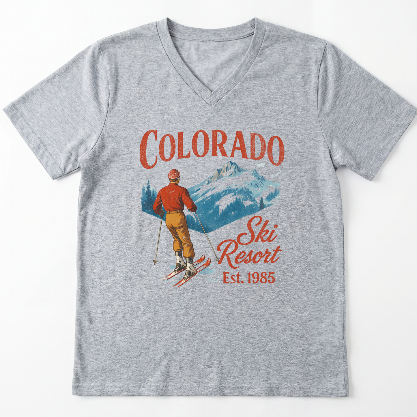 Colorado - Short Sleeve V-Neck Tee