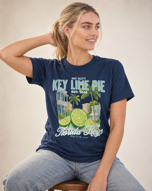 Aunt Sally's Key Lime Pie - Bella Canvas Super Soft Straight Cut T shirt
