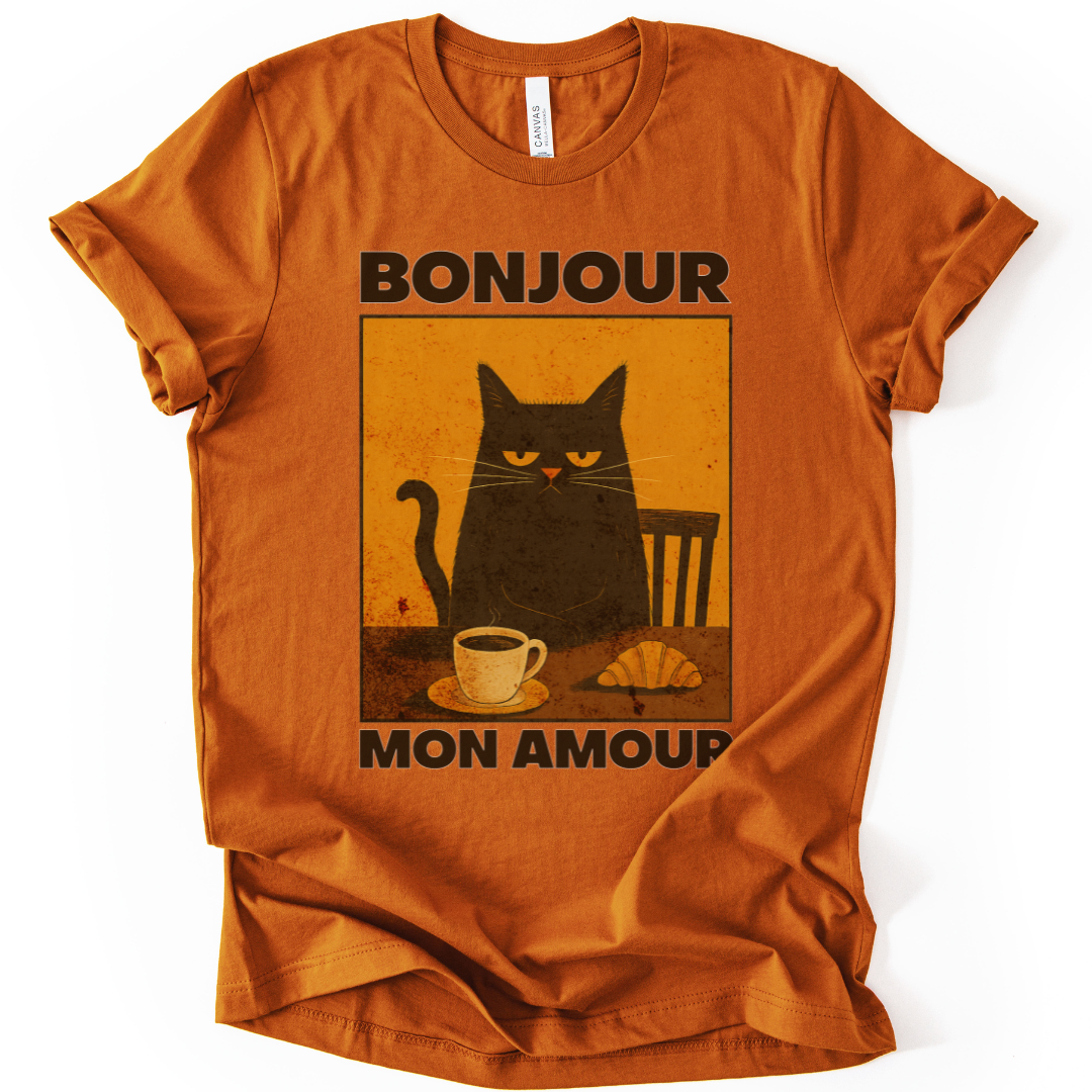 Bonjour Mon Amour - Bella Canvas Super Soft T Shirt