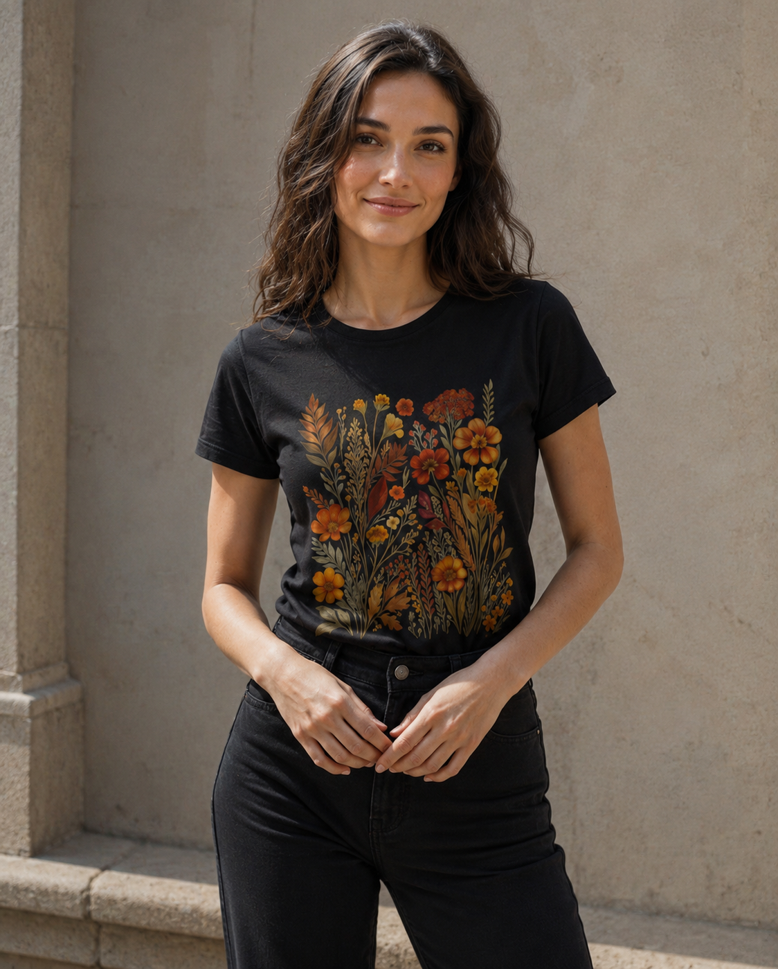 Autumn Floral - Women's Softstyle Tee