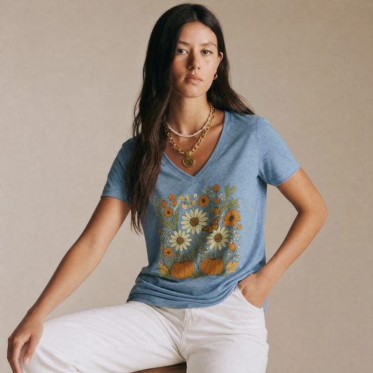 Autumn Harvest - Super Soft V Neck